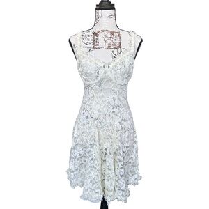 Private Luxuries Vintage Babydoll Lace Mini Dress size Large